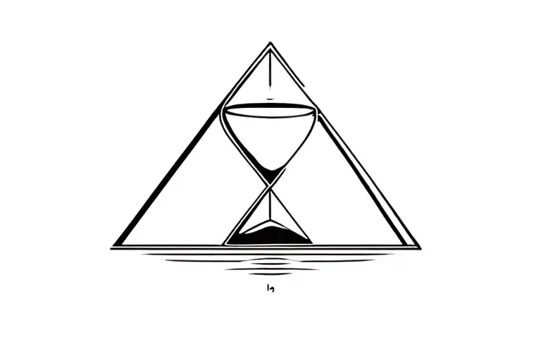 Pyramid Inside Hourglass