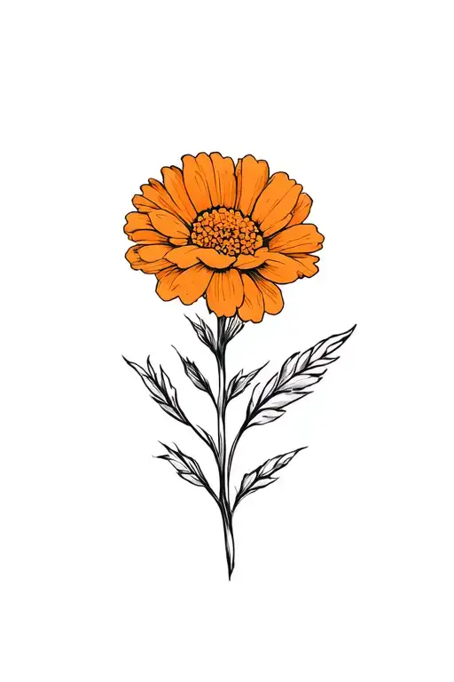 Dainty Marigold Flower