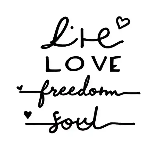 Life Love Freedom Soul