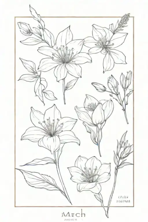 March Birth Flower And July Birth Flower