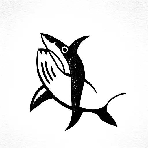 Shark With Gaelic Knot