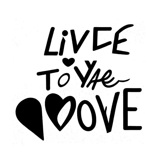 Live Today Love Tomorrow Unite Forever