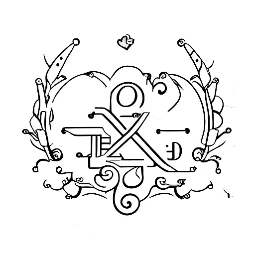 The Initial G With A Heart Key