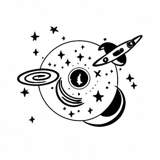 An Astronaut Hugging The Moon