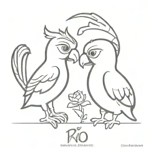 Best Friend Tattoos From The Movie Rio