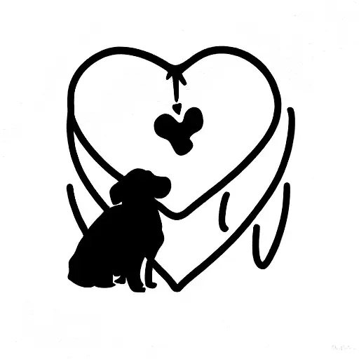 Heart And Dog