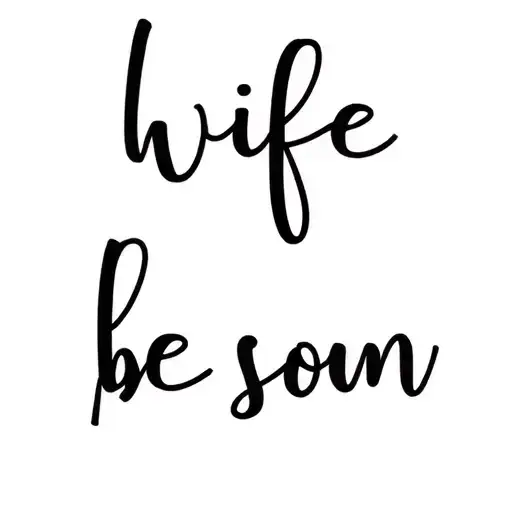 Wife And Son Name Written