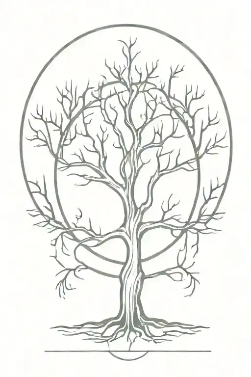 Yggdrasil Tree Minimalist