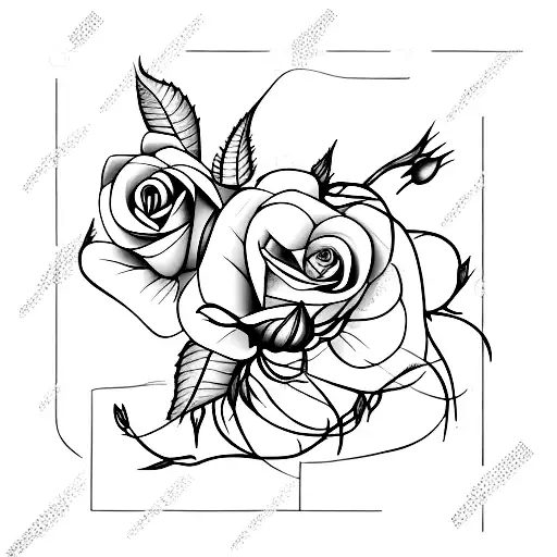 Honeysuckle And A Rose Intertwined