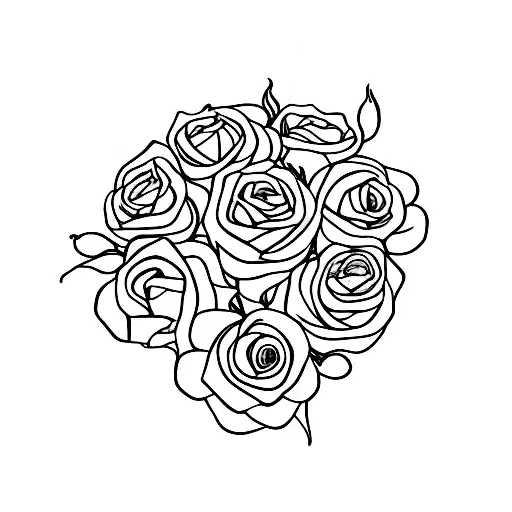 Rose And Lilly Of The Valley Bouquet