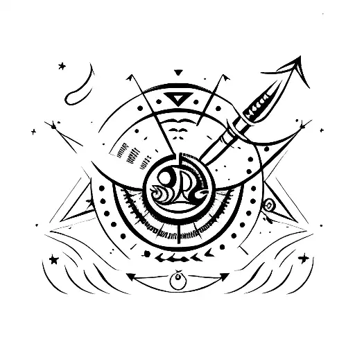 Astrological Arrow Capricorn And Egyptian Deities