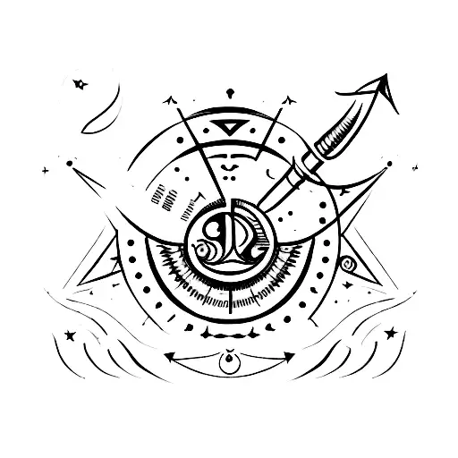 Astrological Arrow Capricorn And Egyptian Deities