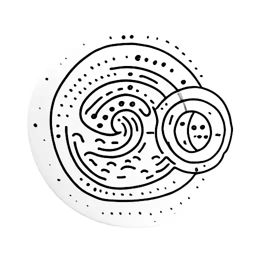 Small Mint Circle With Hole