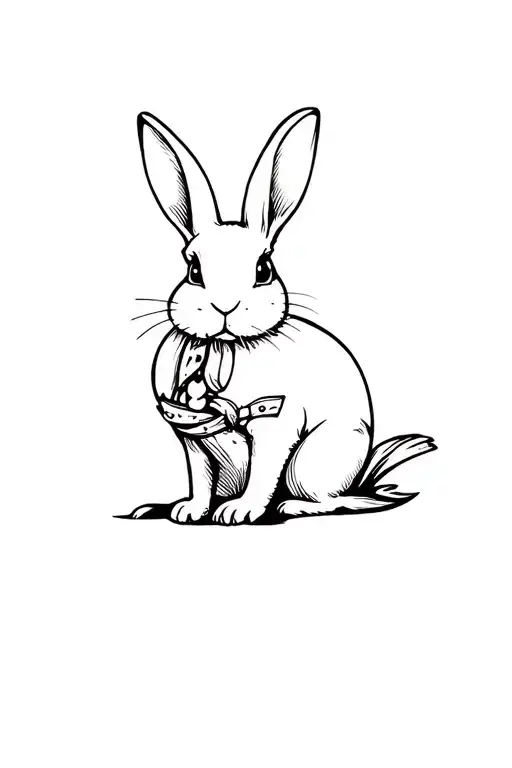 Rabbit Sailor Jerry Style