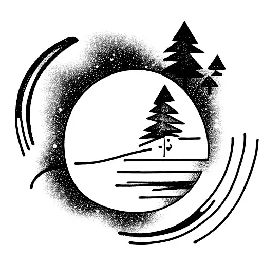 Tired Person In Moon