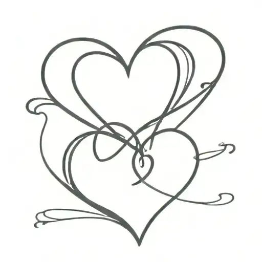 2 Hearts Symbolizing Love