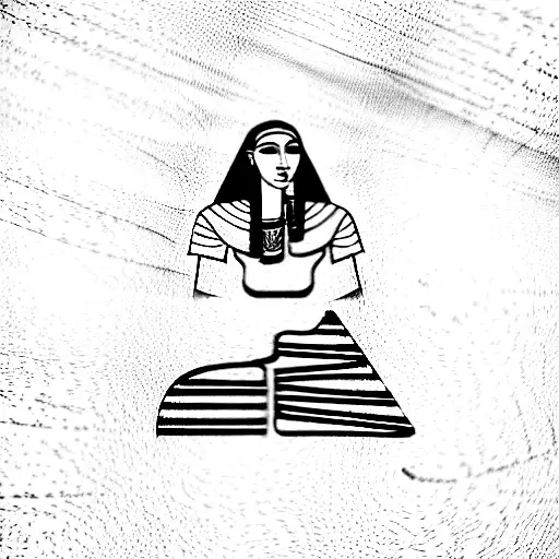 Egyptian Line Drawing