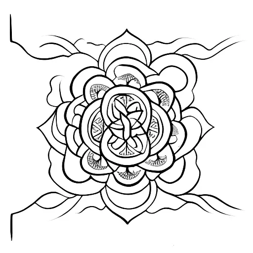 A Mandala Made Of Water