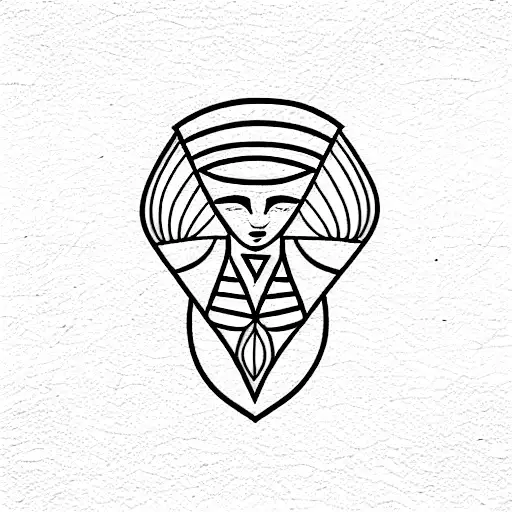 Egyptian Line Drawing