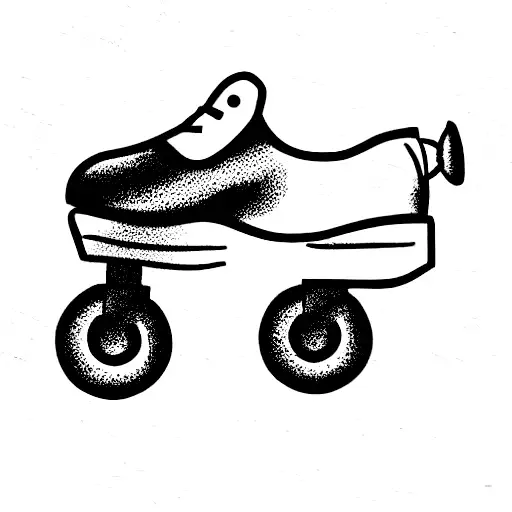 Book And Rollerskates