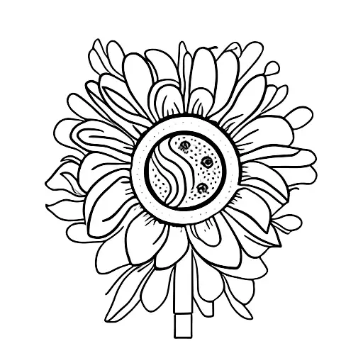 Daisy With 1949 In The Stem