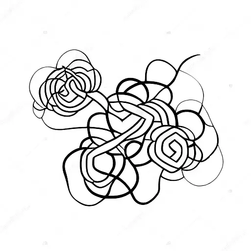 A Mathematical Equation Intertwined With A Beautiful Floral Design