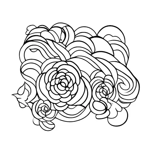 Dark Feminine Wrap Around Arm