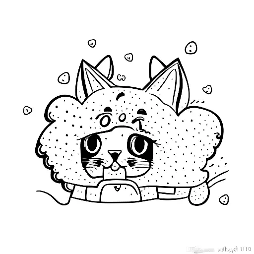 Funny Cartoon Cat Cute