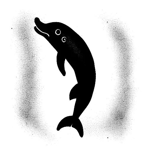 Dolphin With Semicolon