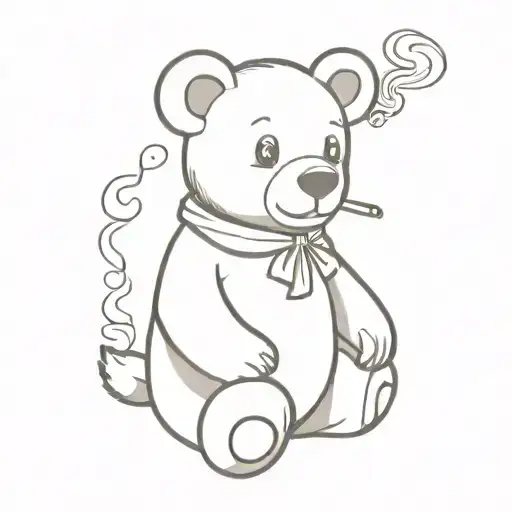 Teddy Bear Smoking