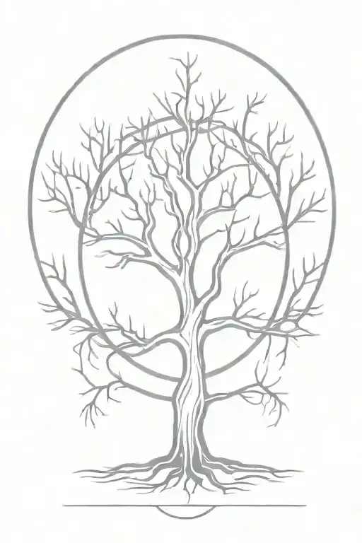 Yggdrasil Tree Minimalist