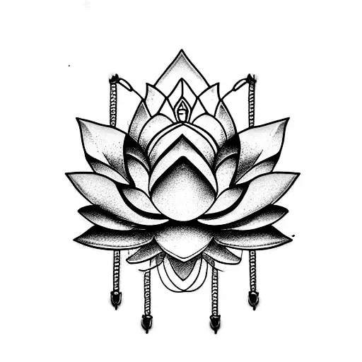 Lotus Flower Holds Pocket Watch And The Word Now Inside The Watch