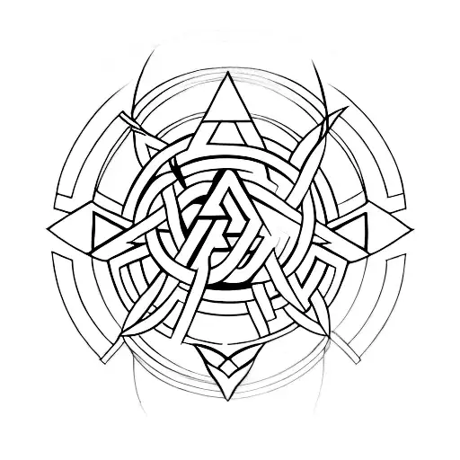 Simple Valknut Symbol