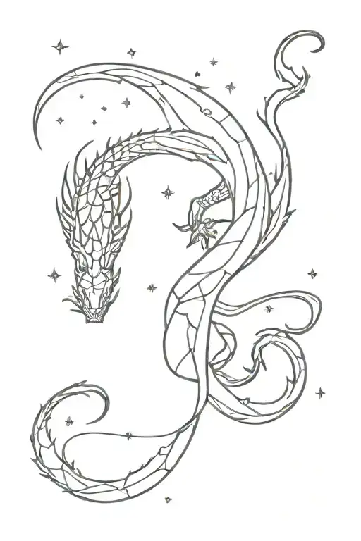 Dragon Scorpio Constellation Zodiac Sign