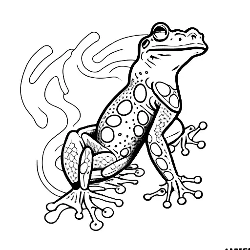 Incorporate A Frog Into A Gaming-themed Tattoo Design