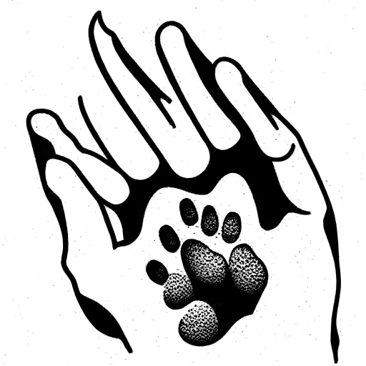 Dog Paw And Aquirius