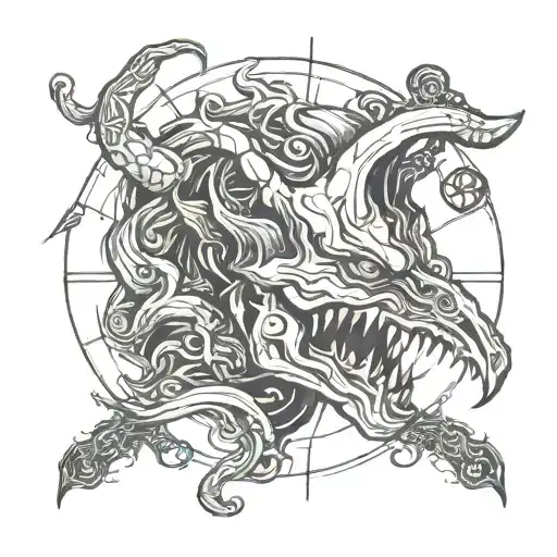 Demon With Head Cut Off