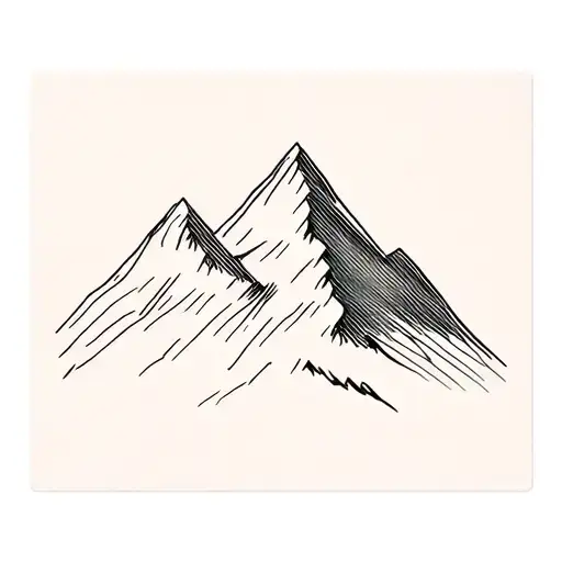 Dog And Mountain Peak