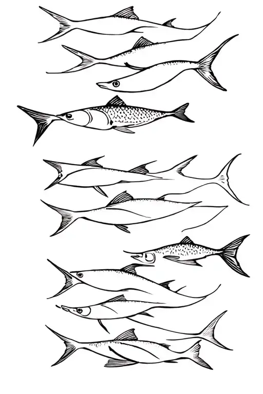 Bunch Of Different Fish Swimming