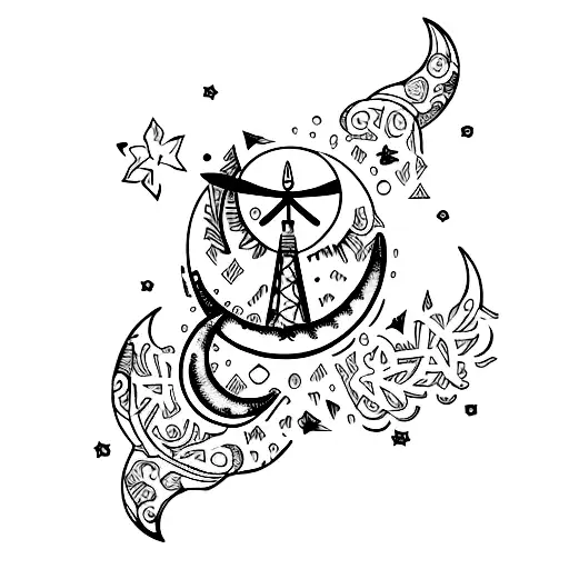 Moon And Texte M Family