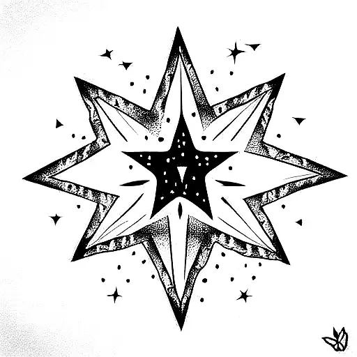 Nature Inspired With Stars And Water That Spell Out The Name Reid