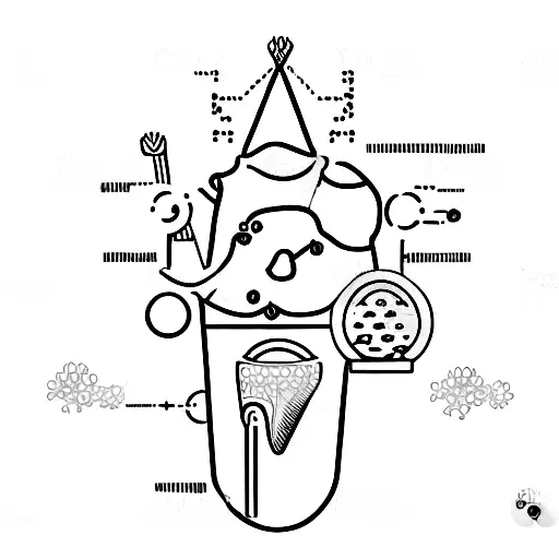 A Data Flow Diagram With A Dog And Ice Cream As Nodes