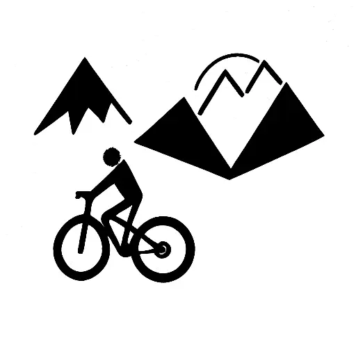Mountain With Bike
