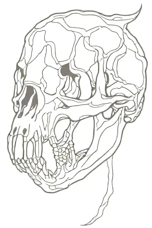 Alllosaurus Skull Side Profile