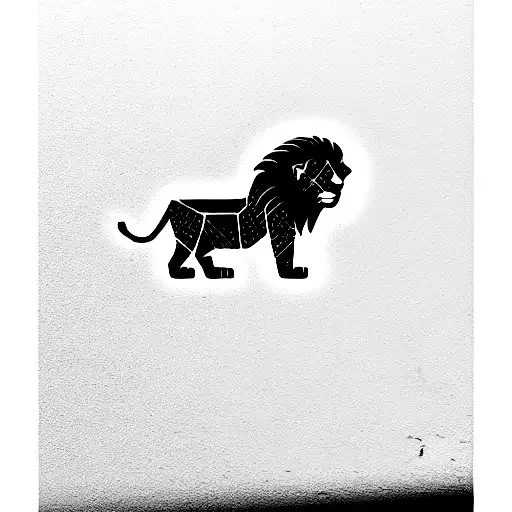 Persian Lion With Sun