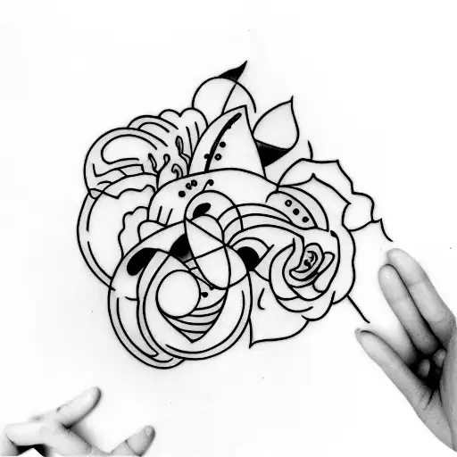 Simple Tattoo For A Brother And Sister