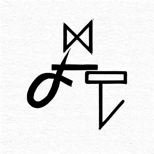 Mother With Daughter And Number Six And Letter M And Letter B