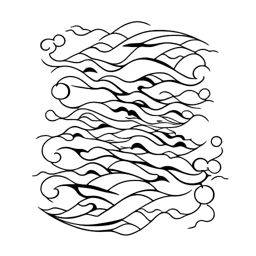 A Minimalist Representation Of The Ocean