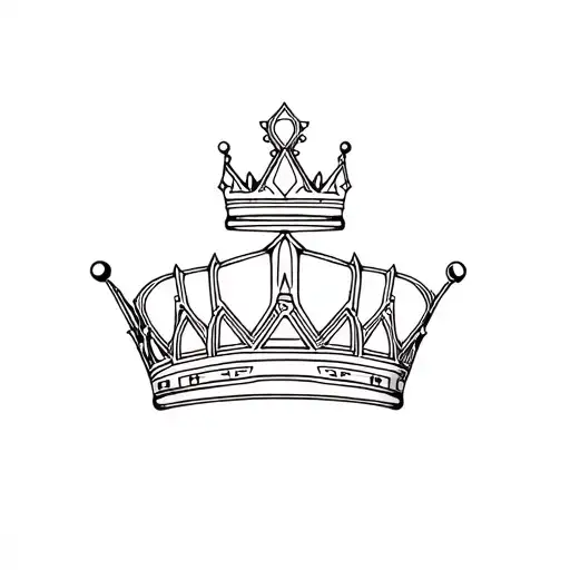 Incorporate A Crown Into A Futuristic Sci-fi Themed Tattoo Design
