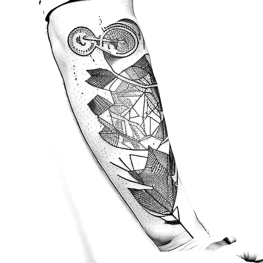 A Man With A Book On His Arm